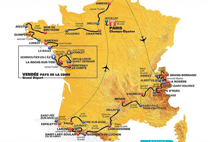 le tour de France 2018 passe en Bretagne